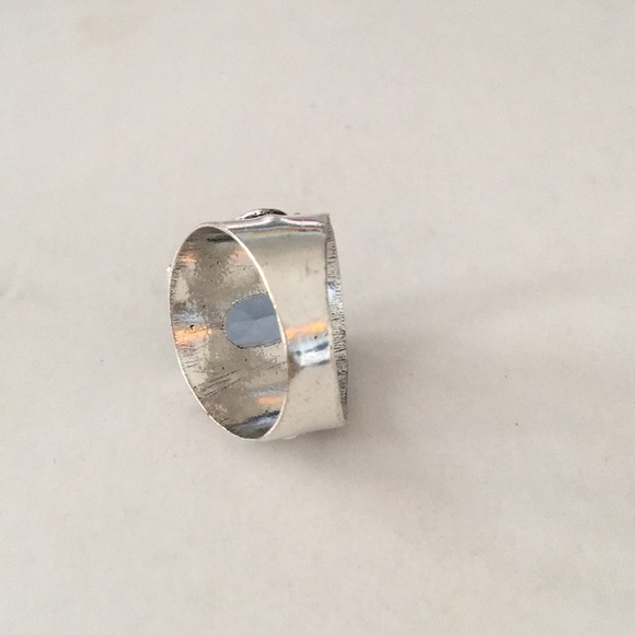 🎀STERLING SILVER 🎀 HANDMADE 🎀 BLUE TOPAZ - Picture 7 of 8